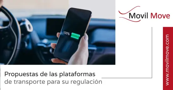 Propuestas de las plataformas de transporte para su regulación